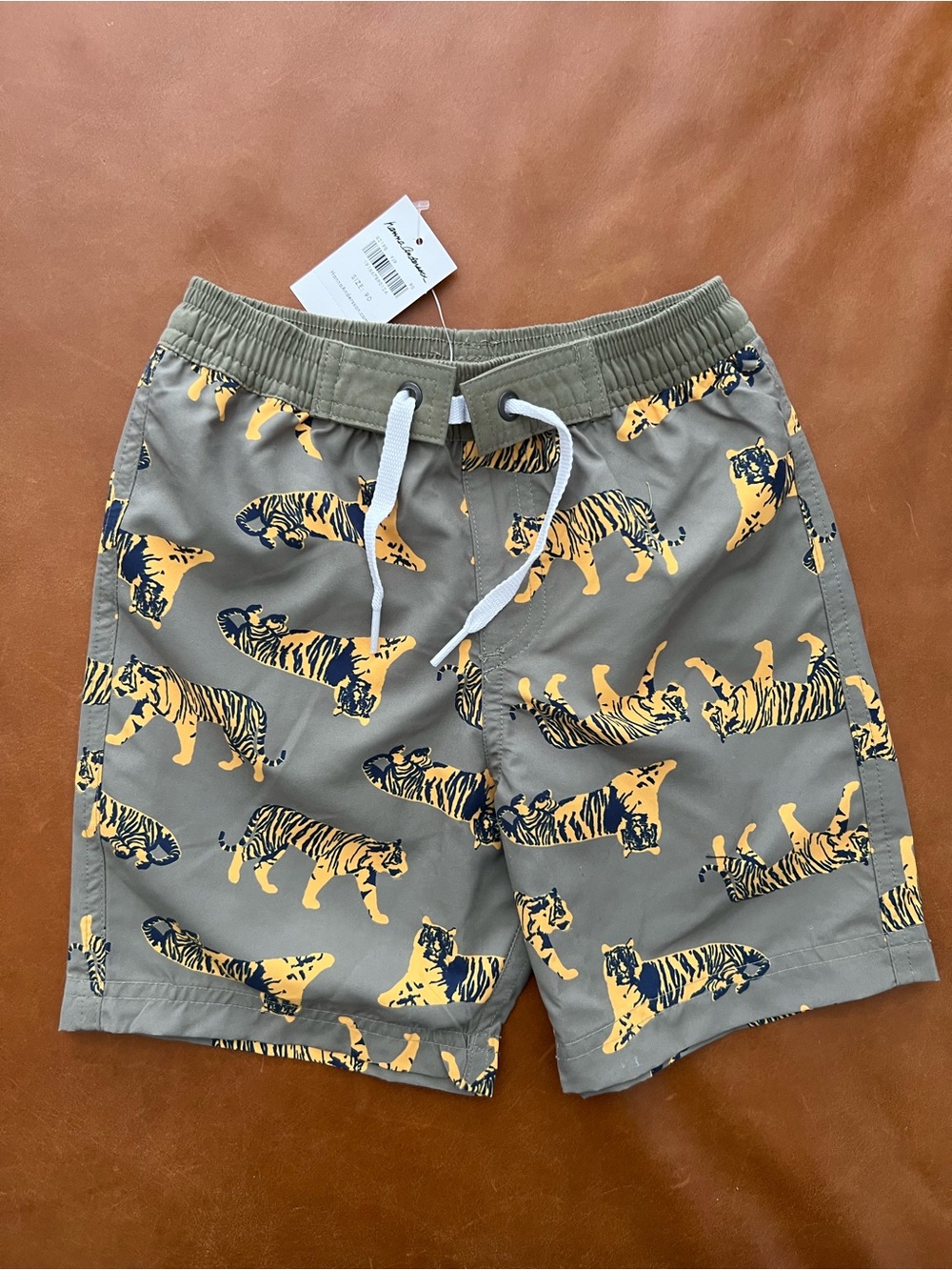 HANNA ANDERSSON Tiger Swim Trunks, 3T - NEW